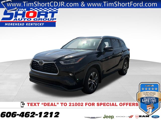Midnight Black Metallic 2021 Toyota Highlander SUV / Crossover All-Wheel Drive 8-Speed Automatic