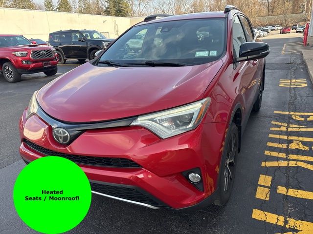 Barcelona Red Metallic 2017 Toyota RAV4 SE AWD SUV / Crossover All-Wheel Drive 6-Speed Automatic