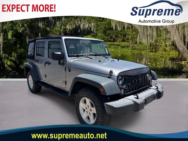 2015 Jeep Wrangler Unlimited Sport Silver at Toyota of Kenner