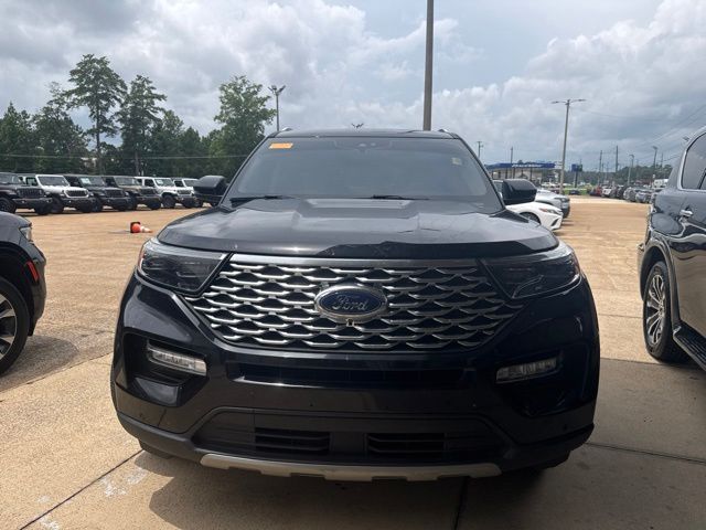 Black Metallic 2022 Ford Explorer SUV / Crossover All-Wheel Drive Automatic