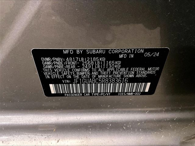 2024 Subaru Impreza Base Silver at Subaru and VW of Moon Township
