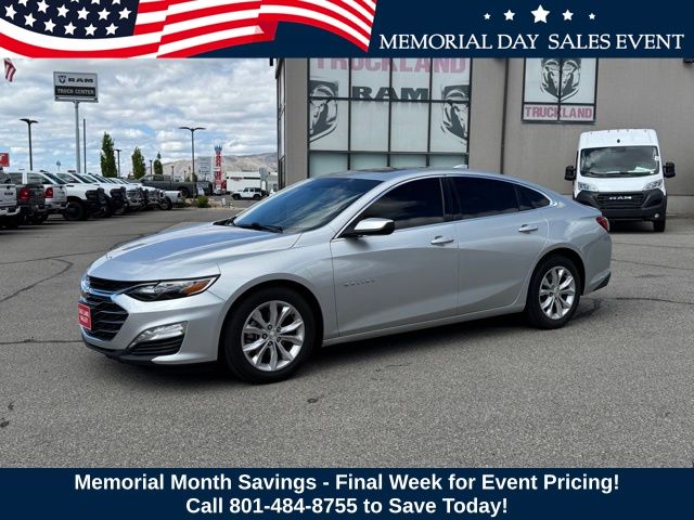 Silver Ice Metallic 2020 Chevrolet Malibu LT FWD Sedan Front-Wheel Drive Continuously Variable Transmission