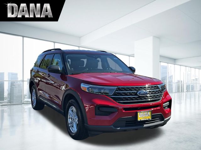 Rapid Red Metallic Tinted Clearcoat 2023 Ford Explorer SUV / Crossover All-Wheel Drive Automatic