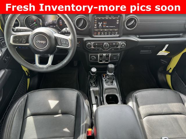 2023 Jeep Wrangler Sahara 4xe Yellow at DeMontrond Gulf Freeway