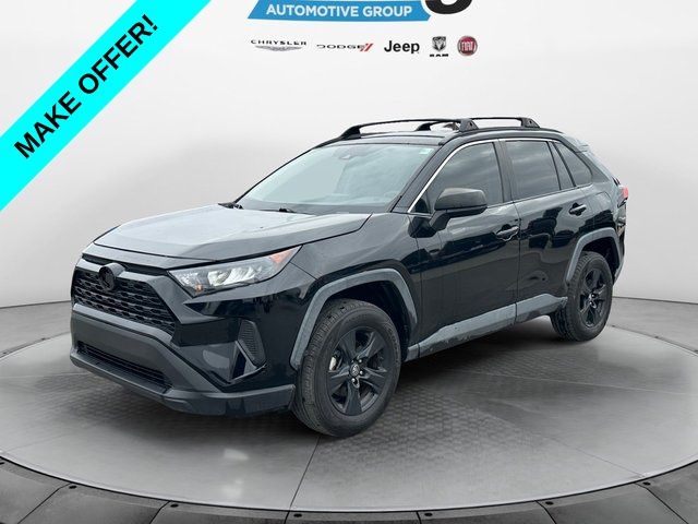 Black 2019 Toyota RAV4 LE FWD SUV / Crossover Front-Wheel Drive 8-Speed Automatic