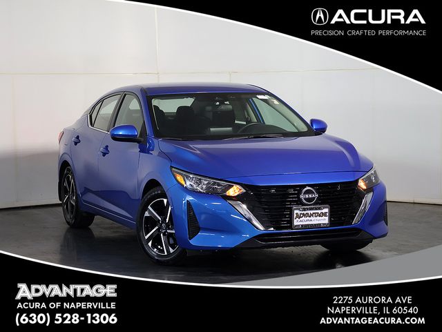 Electric Blue Metallic 2024 Nissan Sentra Sedan Front-Wheel Drive Continuously Variable Transmission