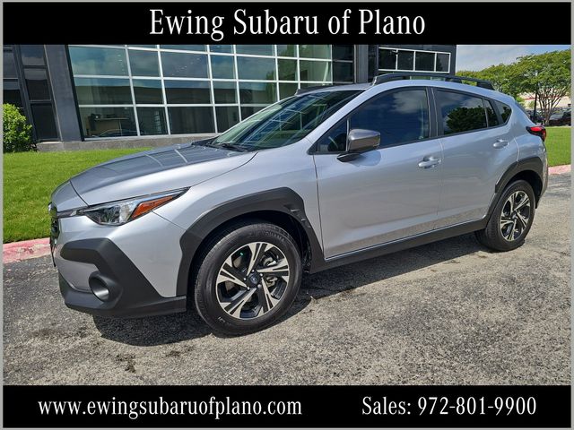 Ice Silver Metallic 2024 Subaru Crosstrek Premium AWD SUV / Crossover All-Wheel Drive Continuously Variable Transmission