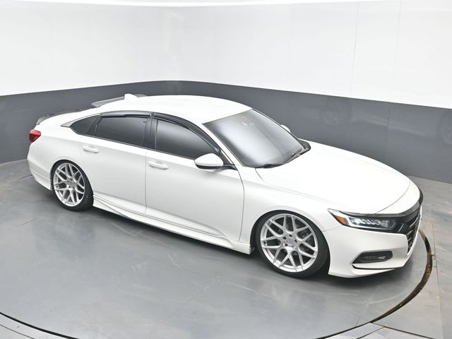White 2018 Honda Accord Sedan Front-Wheel Drive Continuously Variable Transmission