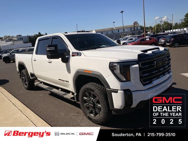 Summit White 2025 GMC Sierra 2500HD Pickup Truck Four-Wheel Drive Automatic