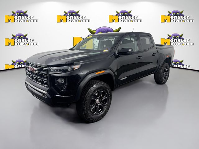 Black 2024 GMC Canyon Elevation Crew Cab 4WD Pickup Truck Four-Wheel Drive 8-Speed Automatic