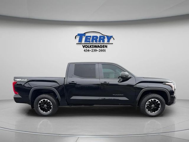 Midnight Black Metallic 2023 Toyota Tundra SR5 CrewMax Cab 4WD Pickup Truck Four-Wheel Drive Automatic