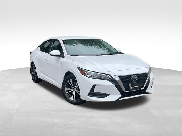 White (Fresh Powder) 2023 Nissan Sentra SV FWD Sedan Front-Wheel Drive Continuously Variable Transmission