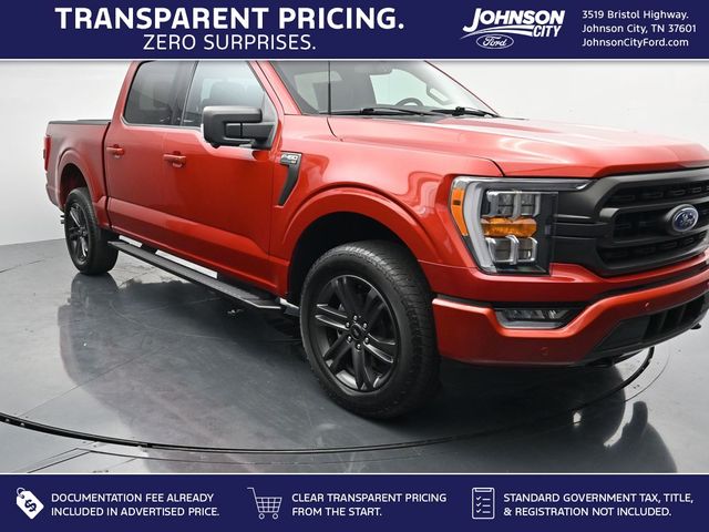 Hot Pepper Red Metallic Tinted Clearcoat 2023 Ford F-150 Pickup Truck Four-Wheel Drive Automatic
