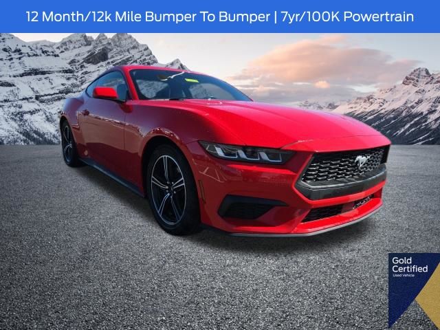 Race Red 2024 Ford Mustang Coupe Rear-Wheel Drive Automatic