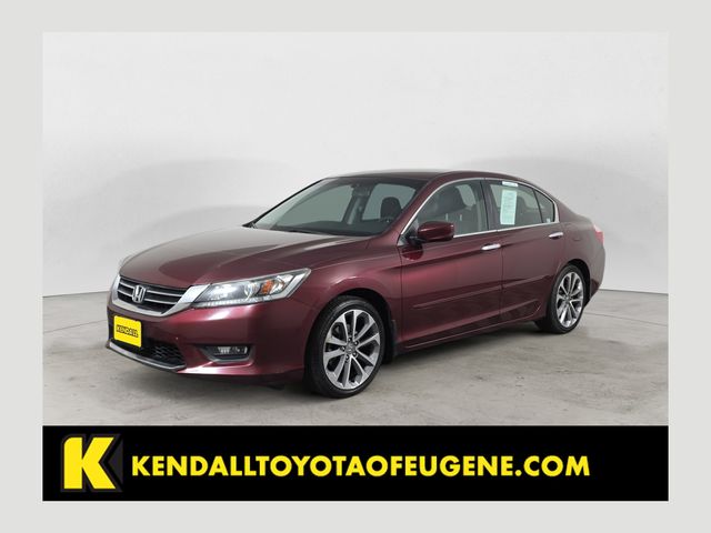 Red 2014 Honda Accord Sport Sedan Front-Wheel Drive Continuously Variable Transmission