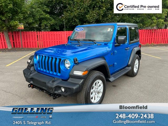 Hydro Blue Pearl Coat 2023 Jeep Wrangler SUV / Crossover Four-Wheel Drive 8-Speed Automatic
