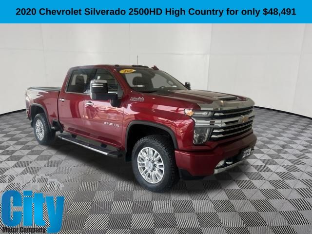 Cajun Red Tintcoat 2020 Chevrolet Silverado 2500HD Pickup Truck Four-Wheel Drive 6-Speed Automatic