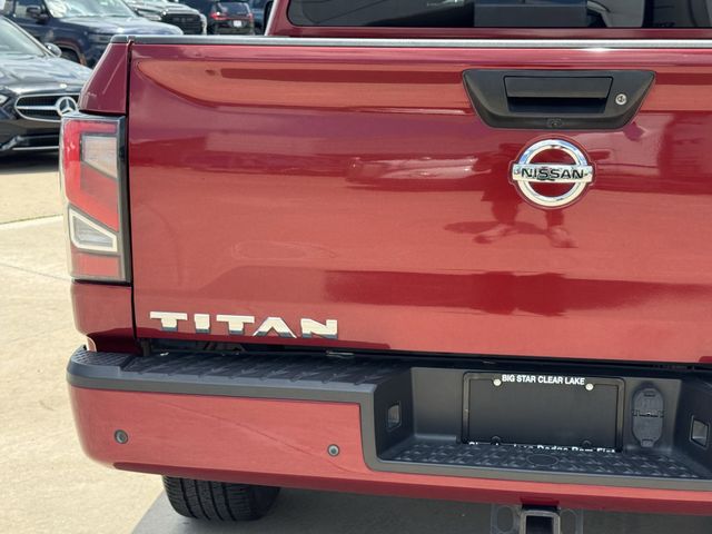 2020 Nissan Titan SL Red at Texan Dodge Chrysler Jeep Ram