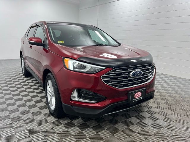 Ruby Red Metallic Tinted Clearcoat 2019 Ford Edge SUV / Crossover All-Wheel Drive 8-Speed Automatic