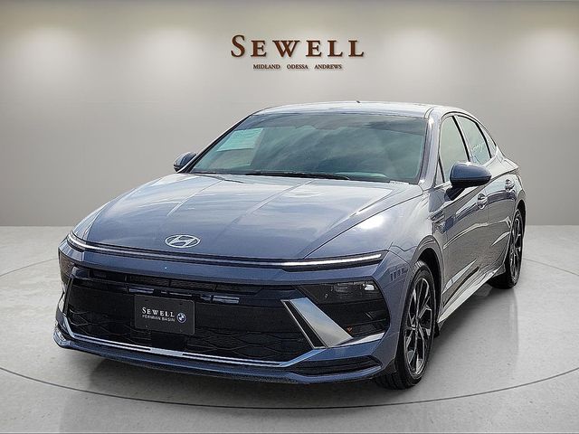 Transmission Blue 2024 Hyundai Sonata SEL FWD Sedan Front-Wheel Drive 8-Speed Automatic