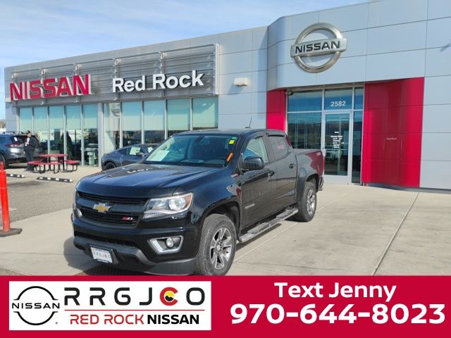 Black 2018 Chevrolet Colorado Pickup Truck Four-Wheel Drive 6-Speed Automatic