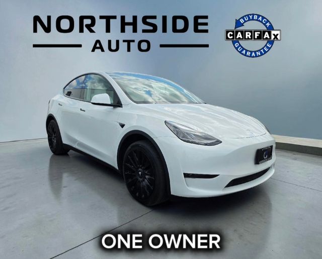 Pearl White Multi-Coat 2024 Tesla Model Y SUV / Crossover Rear-Wheel Drive 1-Speed Automatic