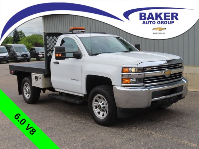 Summit White 2018 Chevrolet Silverado 3500HD Pickup Truck 6-Speed Automatic Overdrive