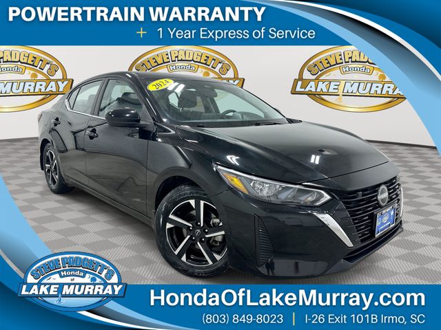 Super Black 2024 Nissan Sentra Sedan Front-Wheel Drive Continuously Variable Transmission