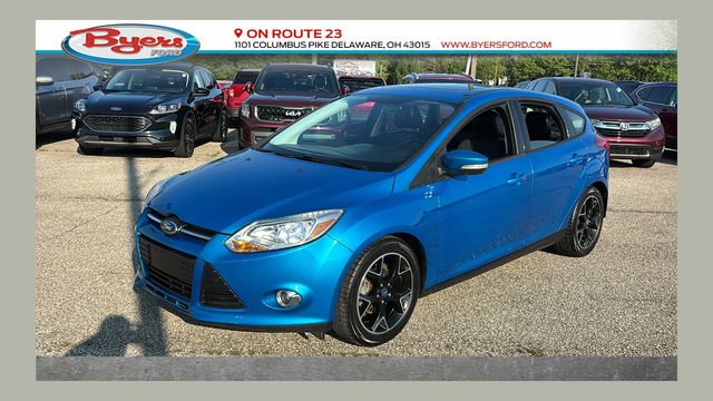 Blue Candy Metallic 2013 Ford Focus Hatchback Front-Wheel Drive 6-Speed Automatic