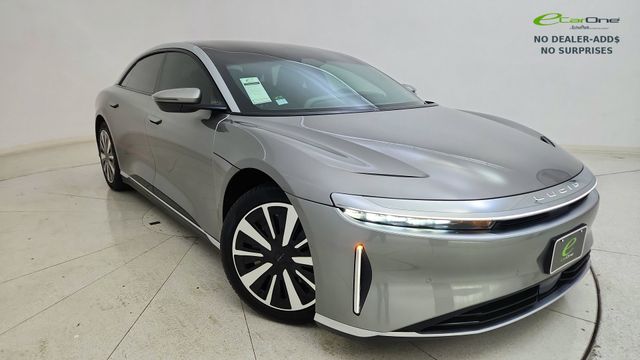 Silver 2024 Lucid Air Touring AWD Sedan All-Wheel Drive 1-Speed Automatic