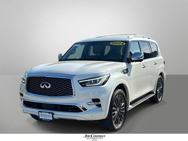 Moonstone 2024 INFINITI QX80 Sensory 4WD SUV / Crossover All-Wheel Drive 7-Speed Automatic