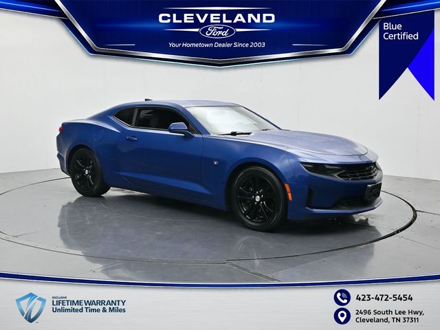 Riverside Blue Metallic 2019 Chevrolet Camaro Coupe Rear-Wheel Drive 6-Speed Manual