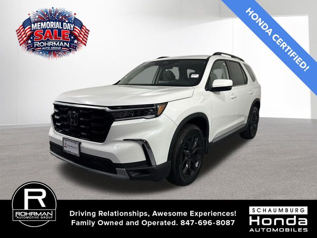 Platinum White Pearl 2025 Honda Pilot Touring+ AWD SUV / Crossover All-Wheel Drive Automatic