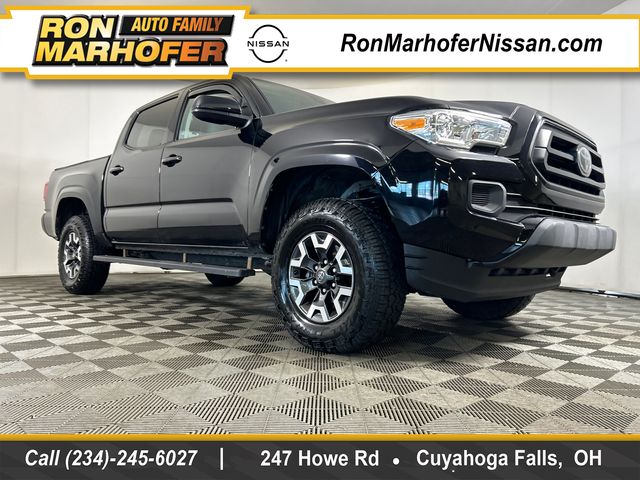 Midnight Black Metallic 2021 Toyota Tacoma Pickup Truck Four-Wheel Drive 6-Speed Automatic