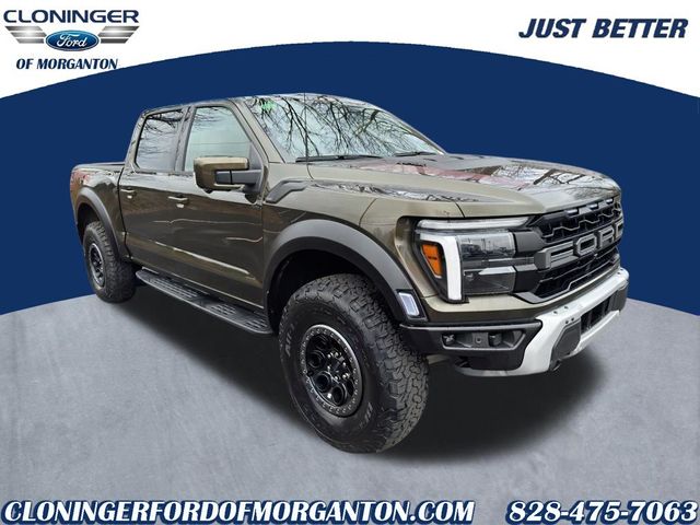 Shelter Green 2026 Ford F-150 Raptor SuperCrew 4WD Pickup Truck Four-Wheel Drive Automatic