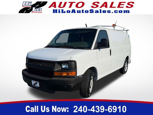 Summit White 2011 Chevrolet Express Cargo Van Rear-Wheel Drive 4-Speed Automatic Overdrive