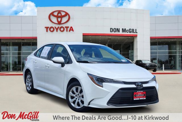 2026 Toyota Corolla LE White at Don McGill Toyota