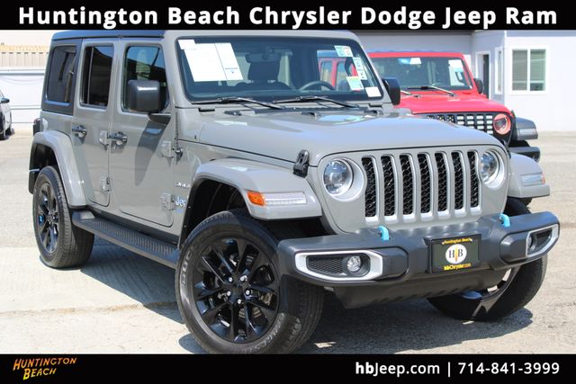 Gray Clearcoat 2023 Jeep Wrangler 4xe Sahara 4WD SUV / Crossover Four-Wheel Drive 8-Speed Automatic