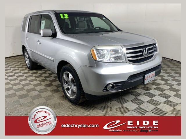 Alabaster Silver Metallic 2013 Honda Pilot SUV / Crossover Four-Wheel Drive 5-Speed Automatic