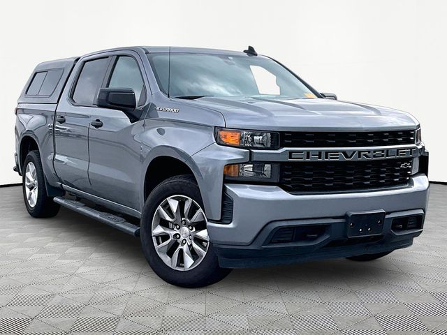 Gray (Steel Metallic) 2022 Chevrolet Silverado 1500 Pickup Truck Four-Wheel Drive 8-Speed Automatic