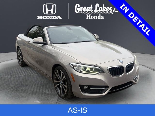 Silver Metallic 2017 BMW 2 Series 230i Convertible RWD Convertible Rear-Wheel Drive 8-Speed Automatic