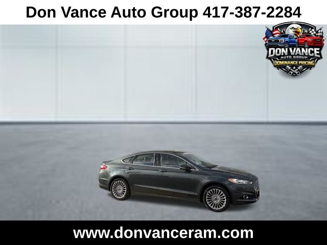 Black (Charcoal) 2015 Ford Fusion Titanium Sedan Front-Wheel Drive 6-Speed Automatic