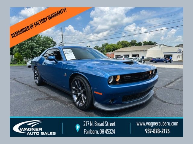 Blue (Frostbite) 2022 Dodge Challenger Coupe Rear-Wheel Drive 8-Speed Automatic