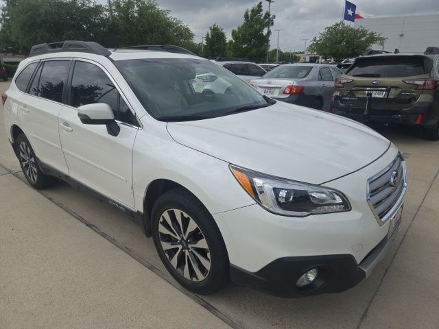 Crystal White Pearl 2017 Subaru Outback 2.5i Limited AWD Wagon All-Wheel Drive Continuously Variable Transmission