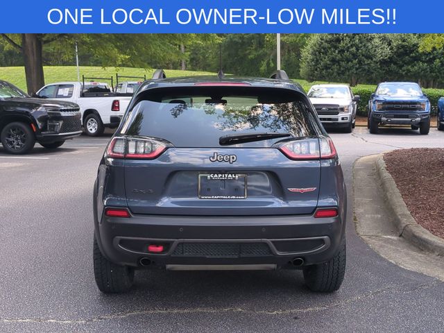 Used 2019 Blue Jeep Trailhawk image 4