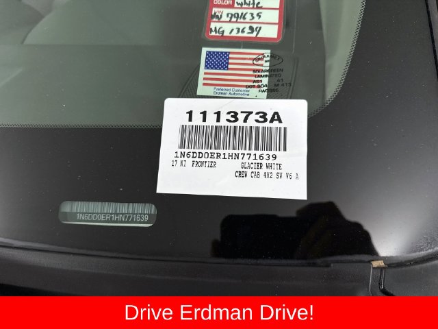 Used 2017 Nissan Frontier Truck