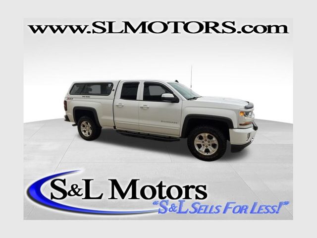 Summit White 2016 Chevrolet Silverado 1500 LT Double Cab 4WD Pickup Truck Four-Wheel Drive 6-Speed Automatic Overdrive