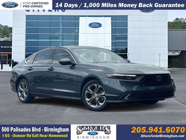 Meteorite Gray Metallic 2024 Honda Accord Sedan Front-Wheel Drive Continuously Variable Transmission