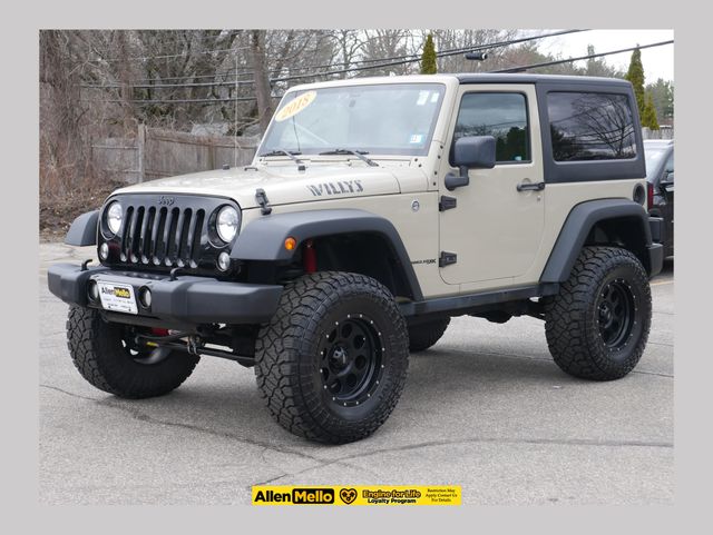 Brown (Gobi Clearcoat) 2018 Jeep Wrangler JK Willys Wheeler 4WD SUV / Crossover Four-Wheel Drive 6-Speed Manual