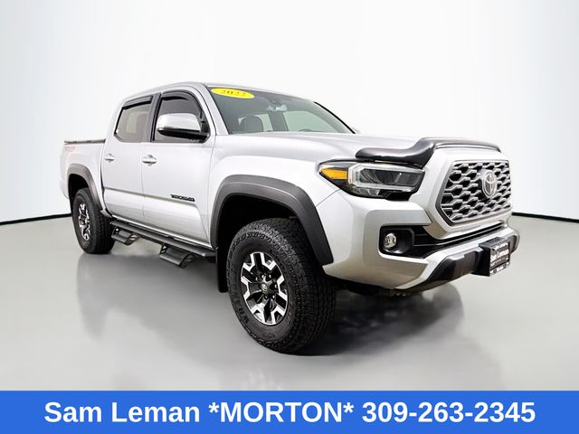 Celestial Silver Metallic 2022 Toyota Tacoma TRD Off Road Double Cab 4WD Pickup Truck Four-Wheel Drive 6-Speed Automatic